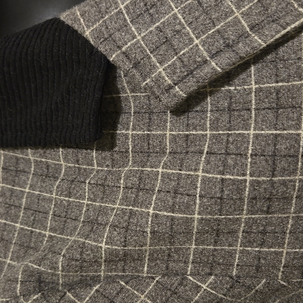 Hem & Thread Plaid Trench Coat NWT - Picture 3 of 8
